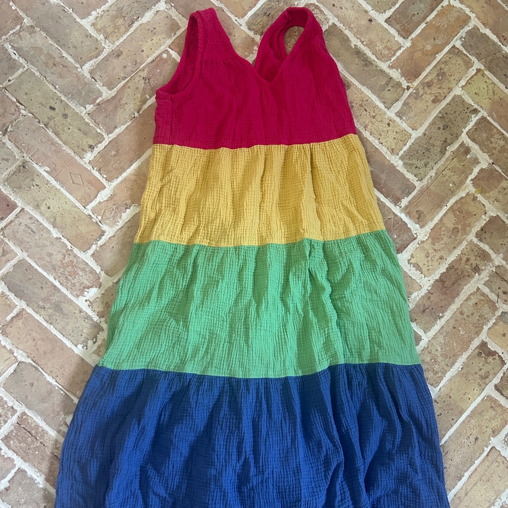 Marine Layer Corinne Colorblock maxi dress. Size XS